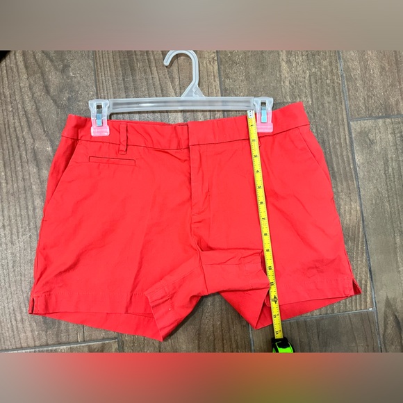 patagonia shorts women size 8 orange chino zip and pockets - Picture 10 of 12